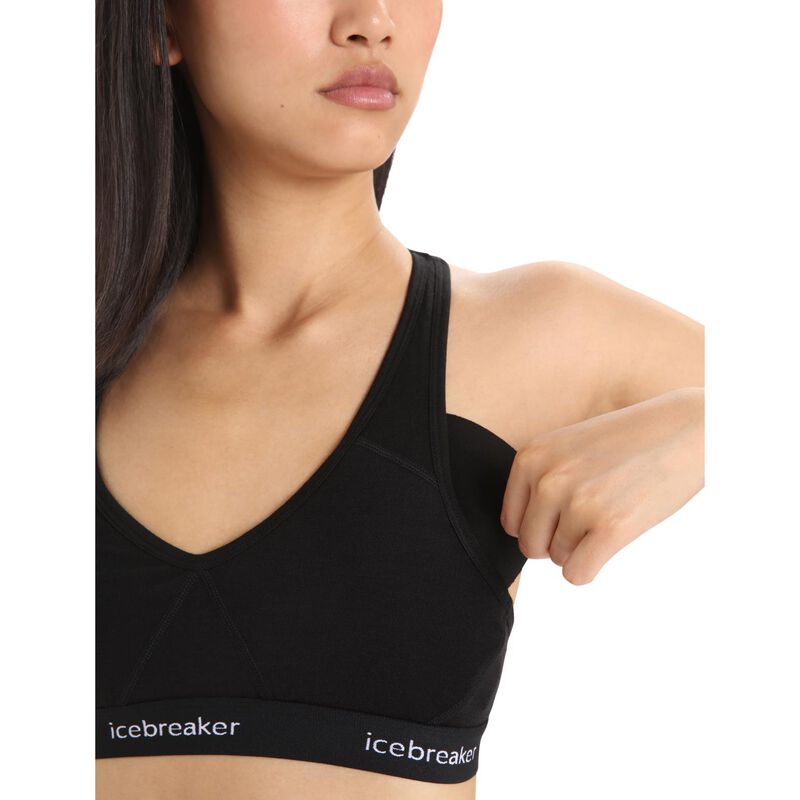 Icebreaker Womens Sprite Racerback Bra image number 2
